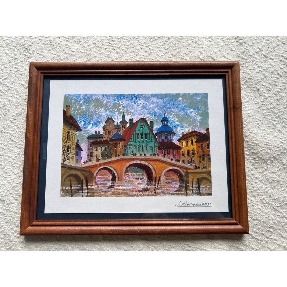 Anatole Krasnyansky "Devon Carnishe - England" Framed Seriolithograph 2005